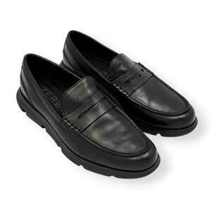 Cole Haan Zerogrand Black Leather Penny Loafer Mens 11.5 Athletic Rubber Sole